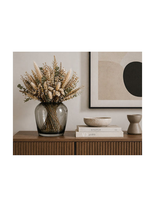 Blomus Vază Decorativă Sticlă Leta Sm Smoke 15x15x15cm 1buc