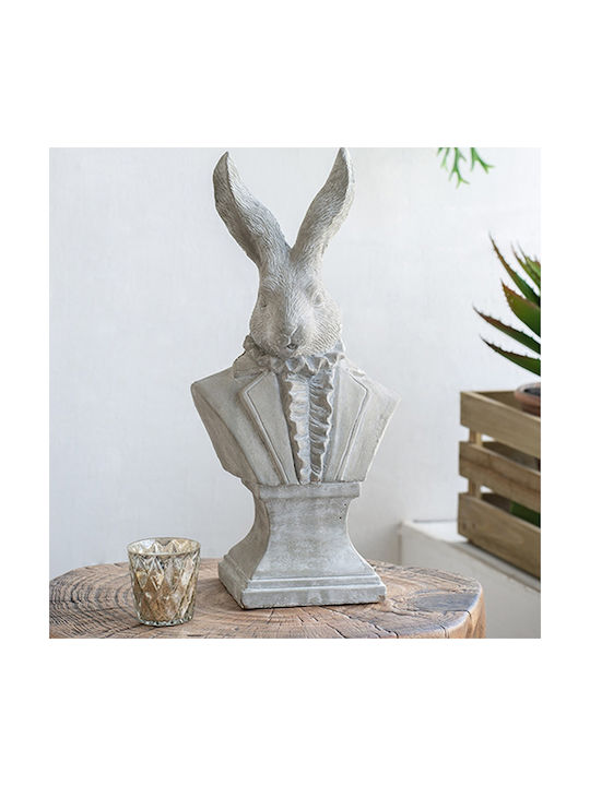 Decorative Rabbit Made of Concrete Cement 14x9.5x29cm