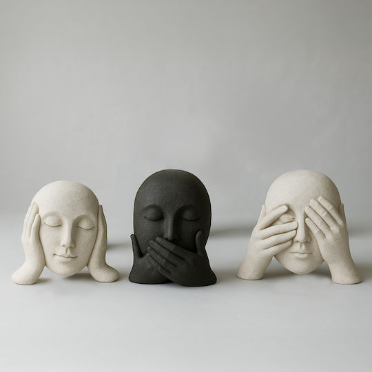 InTheBox Διακοσμητική Προτομή Πολυρητίνης 21.3x7x16.8cm