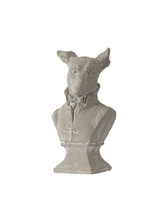 Artekko Διακοσμητικό Σκυλάκι από Τσιμέντο 14.5x12x26.5cm