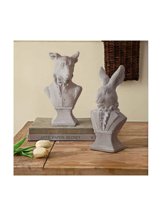 Artekko Διακοσμητικό Σκυλάκι από Τσιμέντο 14.5x12x26.5cm