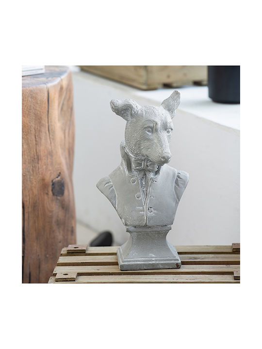 Artekko Διακοσμητικό Σκυλάκι από Τσιμέντο 14.5x12x26.5cm
