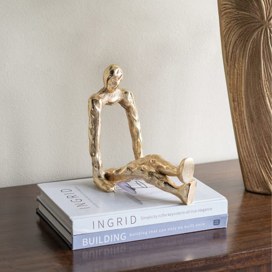 Artekko Διακοσμητική Φιγούρα από Μέταλλο Figurine 21x12x22cm