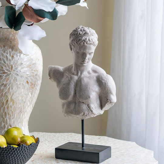 Artekko Διακοσμητική Προτομή Πολυρητίνης Bust 29.5x17x54cm