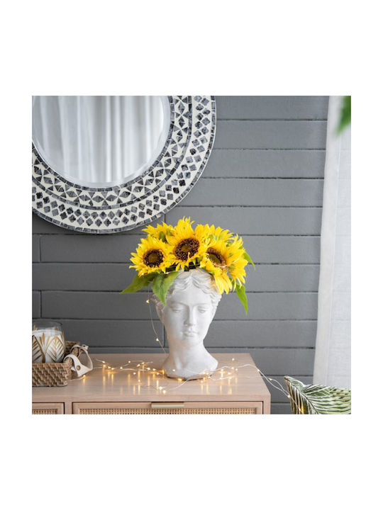 Artekko Decorative Bust made of Ceramic Visage 18.50x17.50x27cm 1pcs