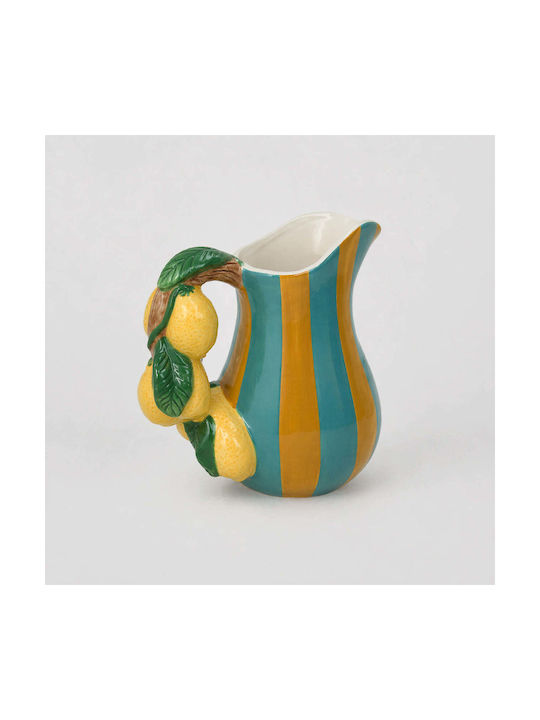 Koart Koart Keramische Dekorative Vase Gelbe 19x13xH20cm
