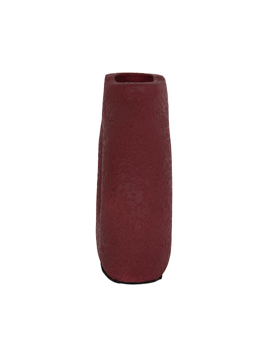 Decorative Vase Ceramic Orange 17x6.5xH17.5cm