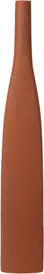 Porcelain Orange Vase 12.5x12.5xH79cm