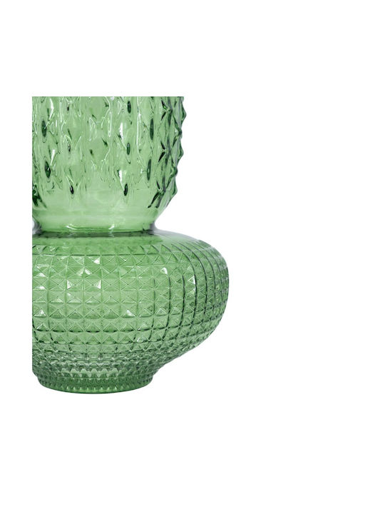 Artekko Vază Decorativă Din Sticlă Glassy Verde 21.3x21.3xÎ38.3cm