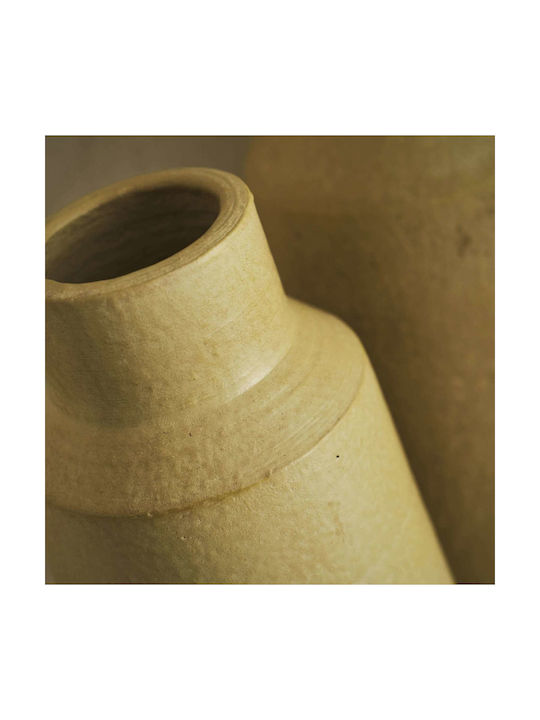 Gofis Home Dekorative Keramikvase Livana Gold 13x13xH23cm