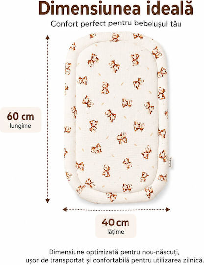 Kidizi Pernă pentru bebeluși Nest Bej 40x60εκ.