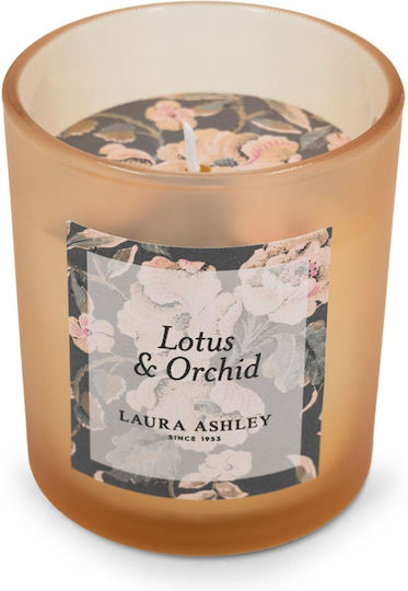 Laura Ashley Αρωματικό Κερί Σόγιας σε Βάζο με Άρωμα Lotus & Orchid 200gr