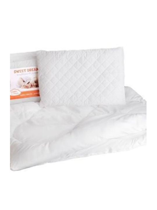 Pościelownia Set Păturici Pentru Bebeluşi Microfibra Alb 100x135cm