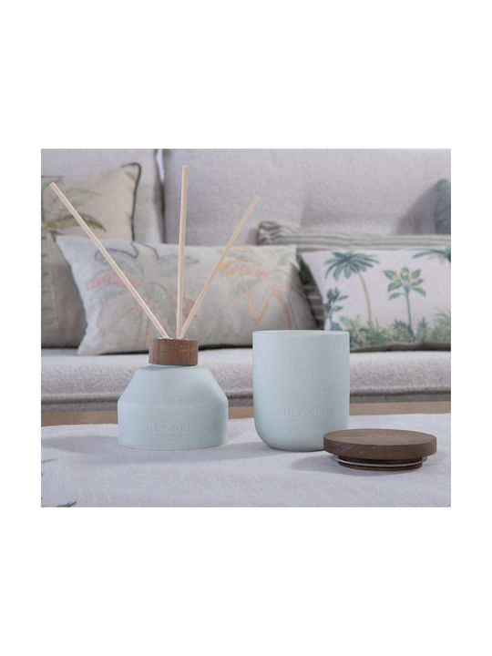 Nef-Nef Homeware Aromatic Candle Gardenia in Green Jar 200g
