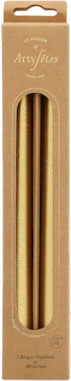 Beauty Home Aromatic Candle Taper with Vanilla Scent 25cm