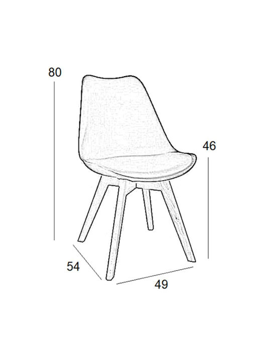 Logan Plus Столички За кухня от полипропилен Cappuccino 1бр 58x49x82бр