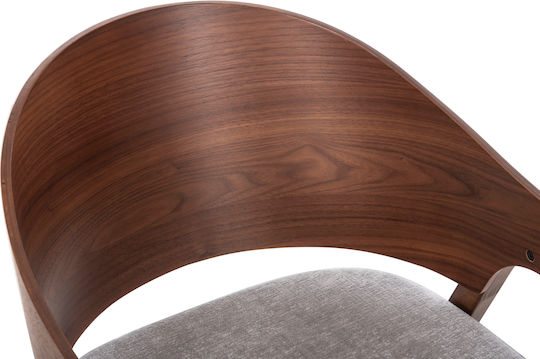 Rubberwood Председки Трапезария Walnut-grey 2бр 56x56x78бр