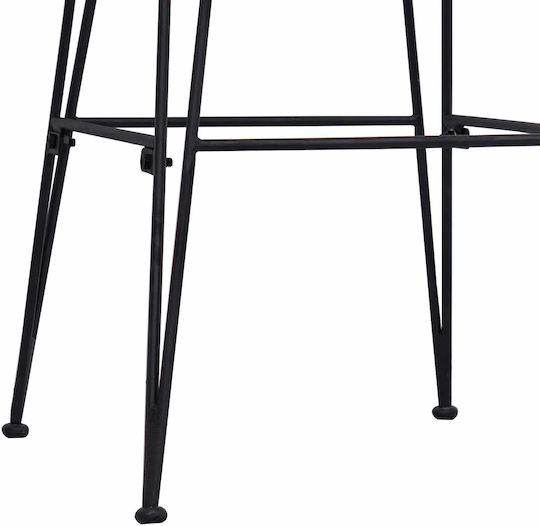 Столове За Трапезария Метални Черни 2 Бройки 41x55x85см