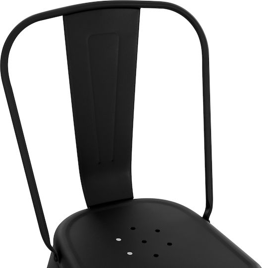 Melita-pro Stühle Speisesaal Mat Black 1Stück 44x47x84.5cm