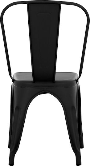 Melita-pro Stühle Speisesaal Mat Black 1Stück 44x47x84.5cm