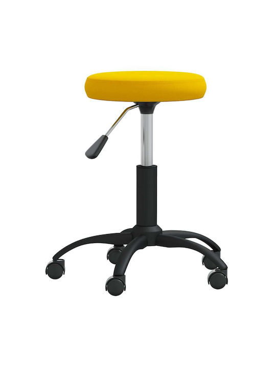 Velvet Dining Chair Mustard Yellow 31x42x