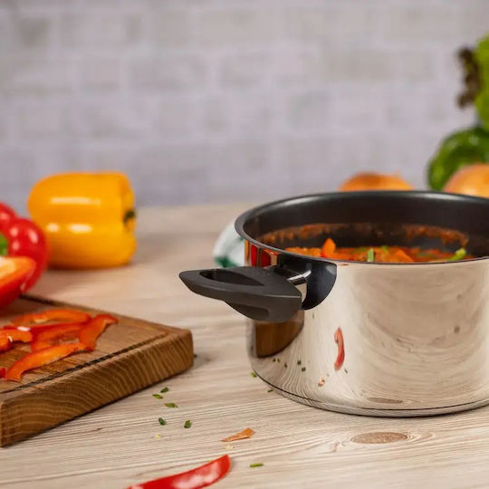 Kuhn Rikon Classic Deep Stainless Steel Pot 5.3L / 24cm