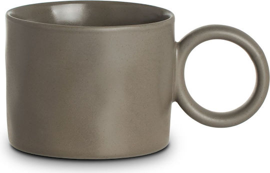 Estia Cană Ceramică Gri 400ml