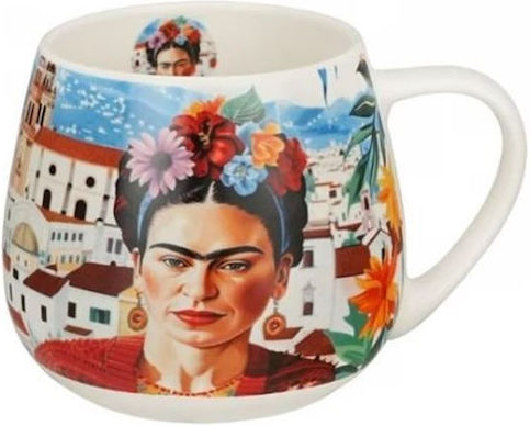 Mexican Art Red Κούπα Κεραμική Κόκκινη