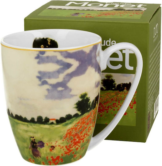 Poppy Field Claude Monet Κούπα από Πορσελάνη 360ml