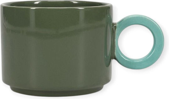 Onahome Mug Stoneware Lou Green-Blue 280ml Onahome Mug Stoneware Lou Green-Blue 280ml