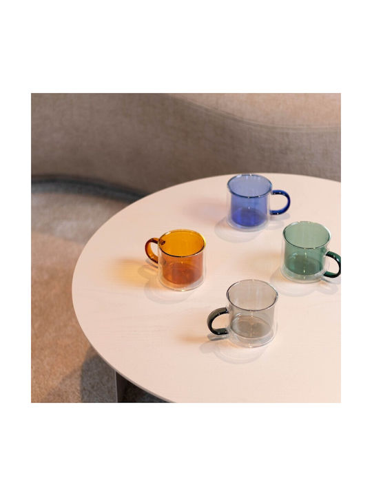 Set 2 Mugs Ona Liv 704118 Double Wall 27cl – Minimal Gray