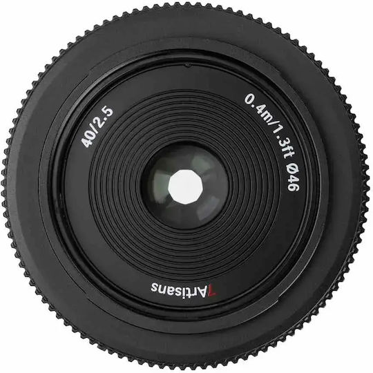 7artisans Full Frame Φωτογραφικός Φακός AF 40mm f/2.5 Σταθερός για Sony E Mount Μαύρος
