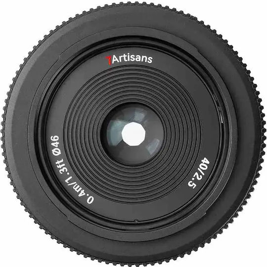 7artisans Full Frame Φωτογραφικός Φακός AF 40mm f/2.5 Σταθερός για Sony E Mount Μαύρος