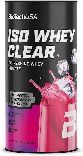 Biotech USA Iso Whey Zero Clear Proteinquelle Molke mit Geschmack Mango 400g