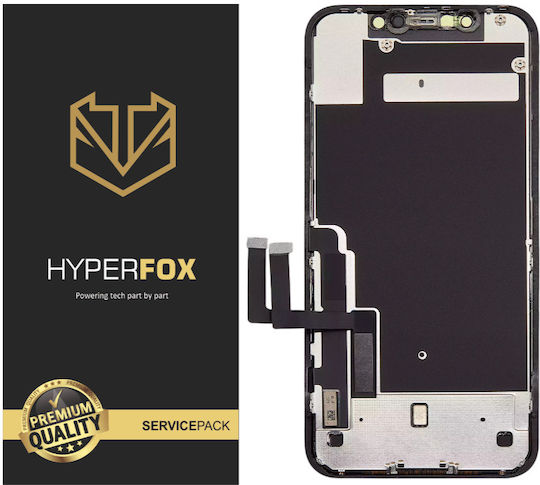 Hyperfox Οθόνη με Μηχανισμό Αφής για Apple iPhone 11 (Μαύρο)