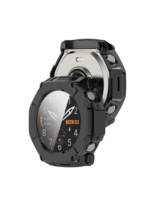 Techsuit Defense360 Pro + Протектор За Екран Amazfit T-rex Ultra 2 Черен