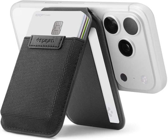 Spigen MagSafe Husă pentru Carduri Slim Fold MagFit în Culoare Neagră