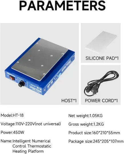Touchscreen Display Separation Station Mechanic Ht-18