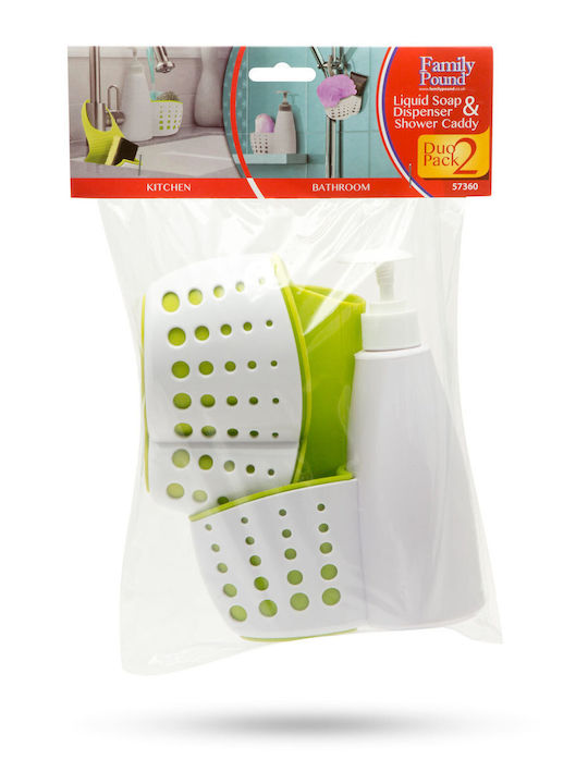 Suport pentru burete din plastic gri