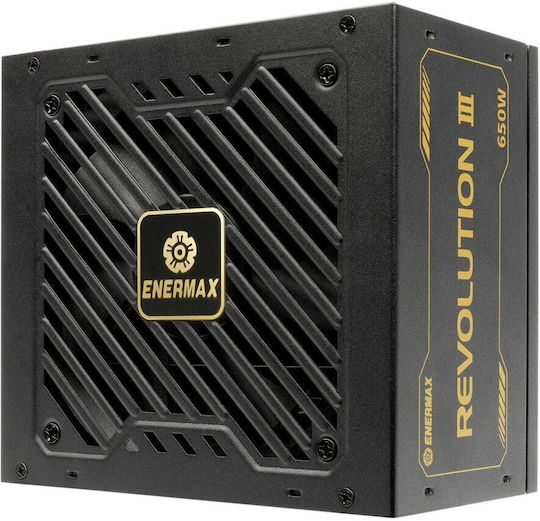 Enermax Revolution III 650W Μαύρο Τροφοδοτικό Υπολογιστή Full Modular 80 Plus Gold