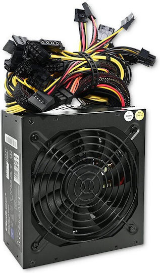 Qoltec 1600W Black Computer Power Supply Full Wired 80 Plus Gold (50147)