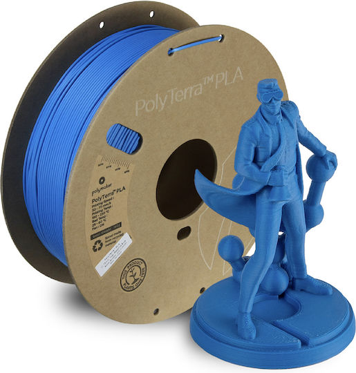 Polymaker Polyterra PLA 3D Принтер Филамент 1.75mm Сапфирено Син 1kg