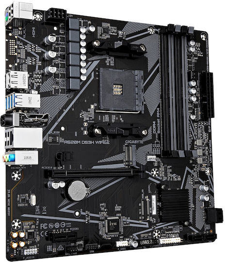 Gigabyte A520M DS3H WIFI6E Motherboard Micro ATX with AMD AM4 Socket