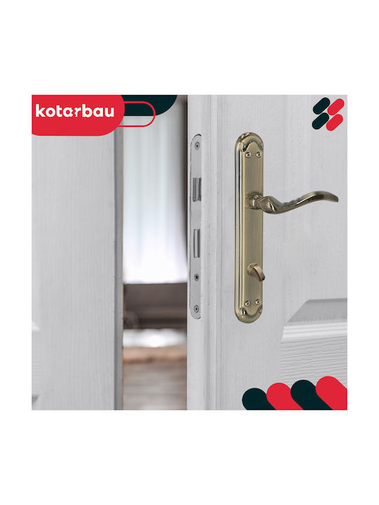 Kotarbau Buton WC Cu Placă Bronz