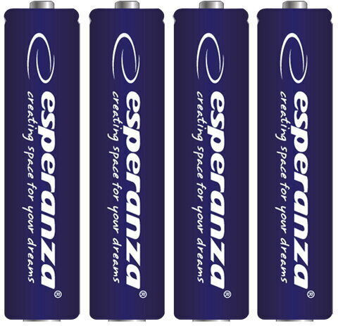 Esperanza 4 Pack Alkaline Batteries AA 1.5V EZB101