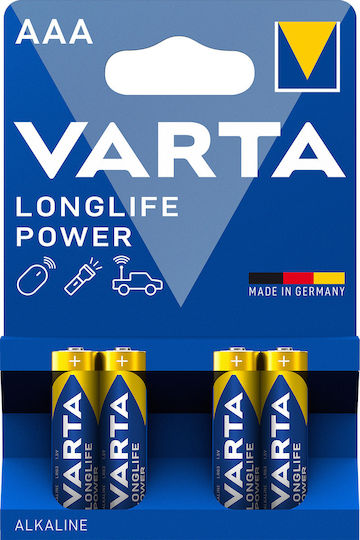 Varta High Energy Alkaline Batteries AAA 1.5V 4pcs