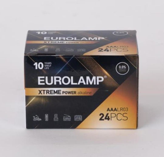 Eurolamp Extreme Алкални Батерии AAA 1.5V 24бр 147-24127