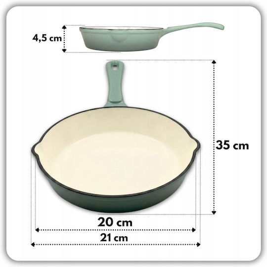 Atusa Hage Sea Salt Τηγάνι από Μαντέμι 20cm