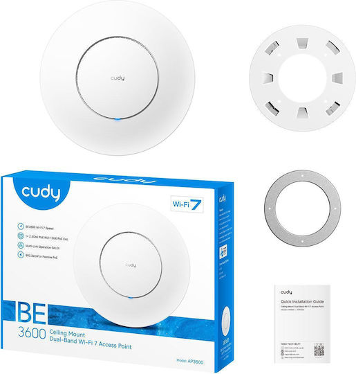 Cudy BE3600 (with adapter) Access Point Wi‑Fi 7 Dual Band (2.4 & 5GHz)