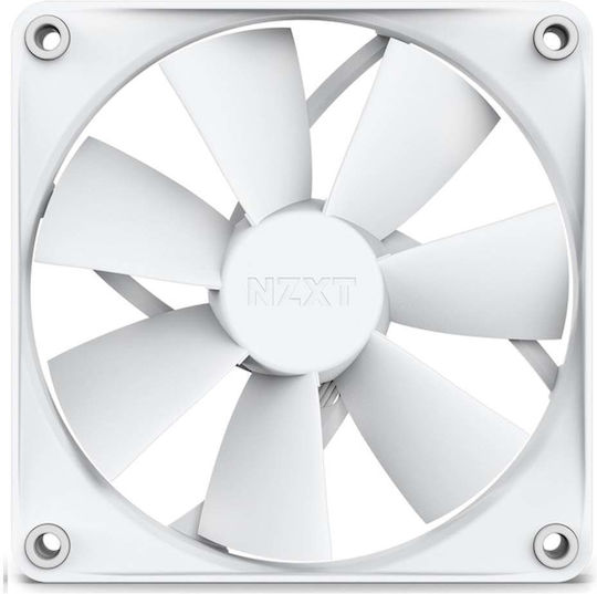NZXT F120Q 4-Pin PWM White Lighting Case Fan White